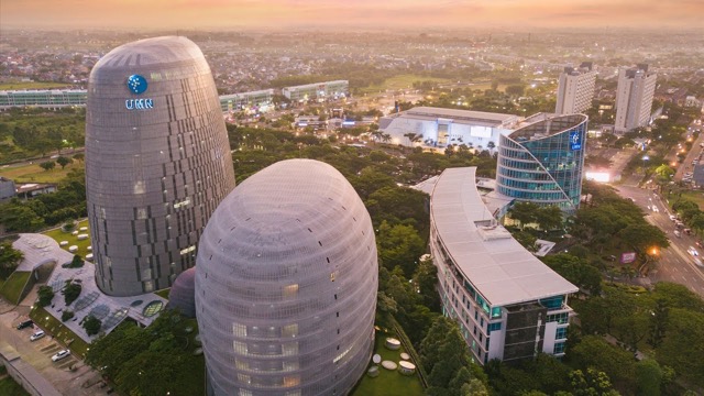 Panorama kampus Universitas Multimedia Nusantara